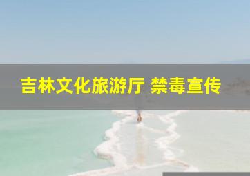 吉林文化旅游厅 禁毒宣传